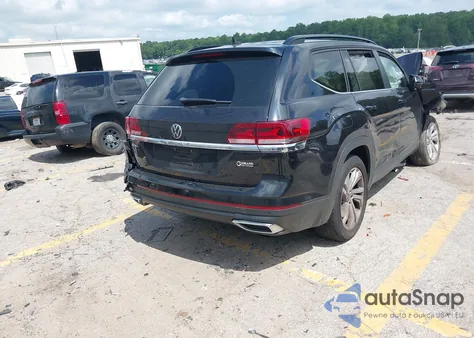 2021 Volkswagen Atlas 3.6L V6 Se W/Technology from USA, damaged, VIN 1V2WR2CA6MC606681